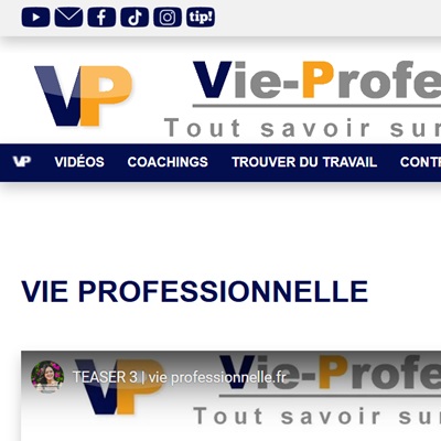 Design initial blanc de Vie-Pro