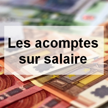 acompte et avance sur salaire - Vie-Pro