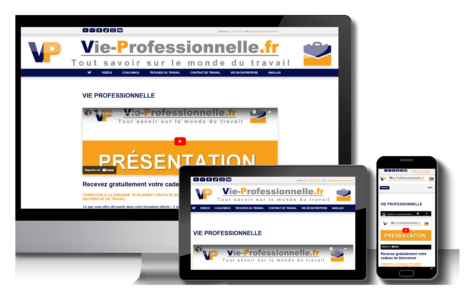 site internet Vie-Pro